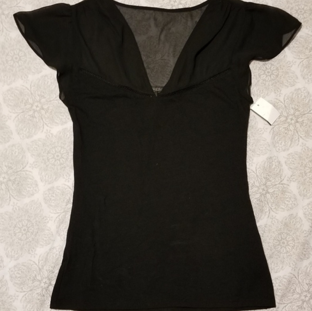 Sale🍁🍂Express chiffon flutter sleeve tshirt blouse